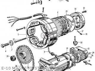 Honda C72 1960 parts lists and schematics