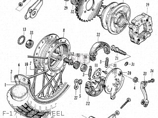 Honda C72 1960 parts lists and schematics