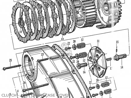 Honda C77 1960 1961 962 1963 1964 DREAM (142592) parts lists and schematics