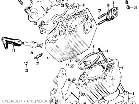 Honda CA105T TRAIL 1963 USA parts lists and schematics