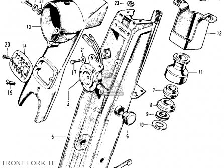 Honda CA105T TRAIL 1963 USA parts lists and schematics