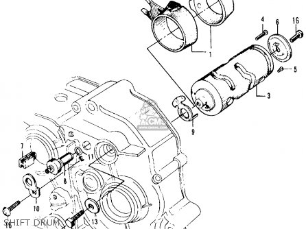 Honda CA105T TRAIL 1963 USA parts lists and schematics