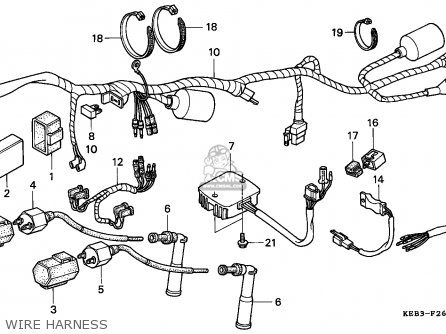 Honda CA125 REBEL 1995 (S) FRANCE / CMF KPH parts lists and schematics