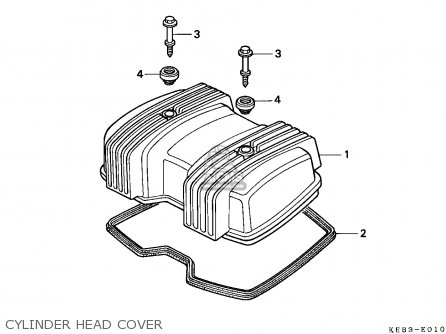 Honda CA125 REBEL 1995 (S) GERMANY / KPH parts lists and schematics