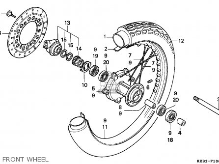 Honda CA125 REBEL 1996 (T) GERMANY / KPH parts lists and schematics