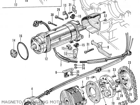 Honda CA160 TOURING 1966 USA parts lists and schematics