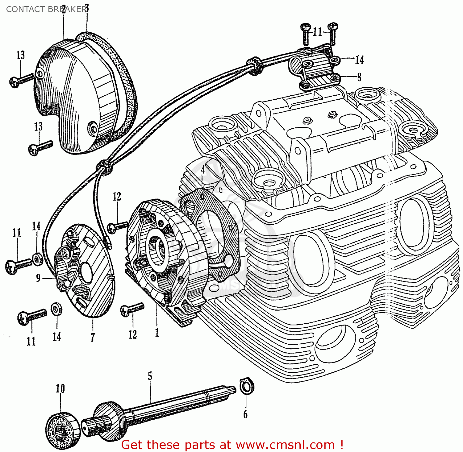 Honda CA72 DREAM 1960 1961 1962 1963 1964I 1964II USA (142592) CONTACT