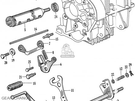 Honda CA72 DREAM 1960 1961 1962 1963 1964I 1964II USA (142592) parts