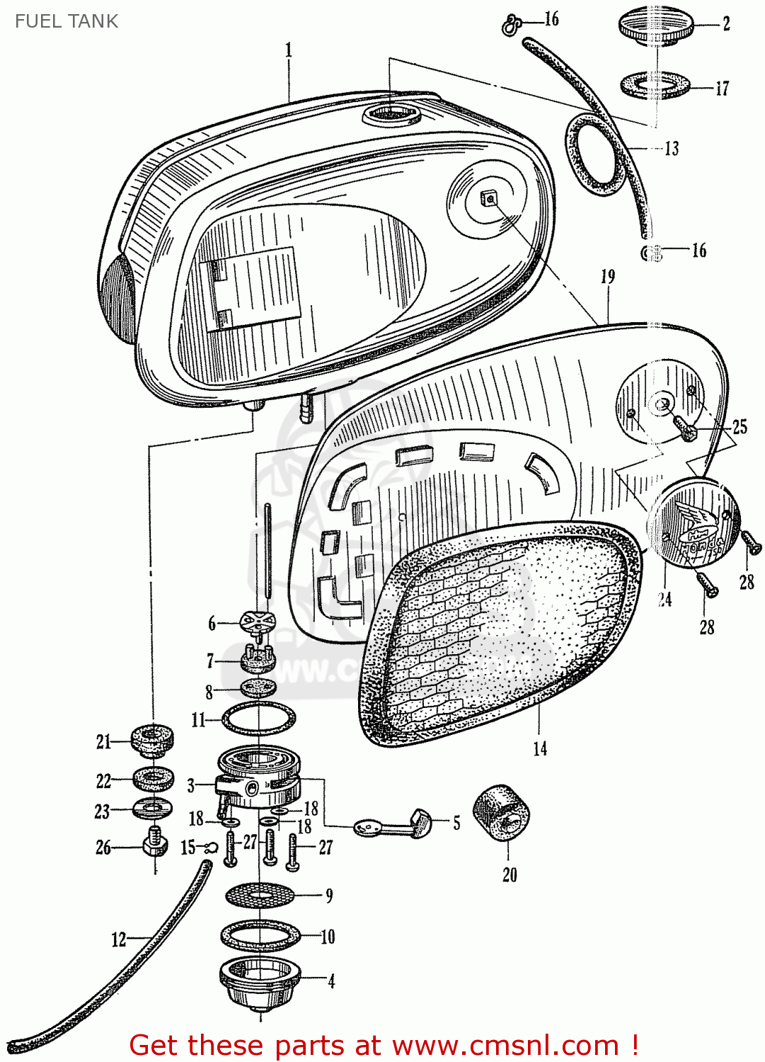 1967 Honda Dream Parts