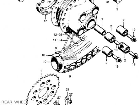 Honda CB100K1 SUPER SPORT 1971 USA parts lists and schematics