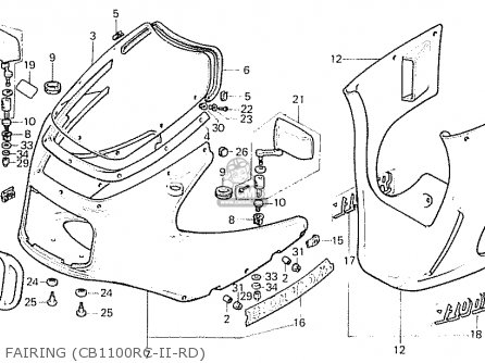 Honda CB1100RCII AUSTRALIA ENGLAND FRANCE GERMANY NETHERLANDS