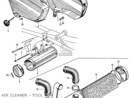 Honda CB125 CB93 GENERAL EXPORT パーツリストと回路図