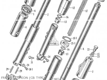 Honda CB125 CB93 GENERAL EXPORT parts lists and schematics