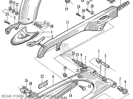 Honda CB125 CB93 GENERAL EXPORT パーツリストと回路図