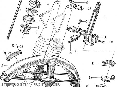 Honda CB125 CB93 GENERAL EXPORT parts lists and schematics