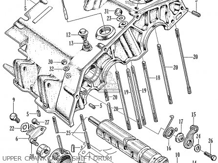 Honda CB125 CB93 GENERAL EXPORT パーツリストと回路図