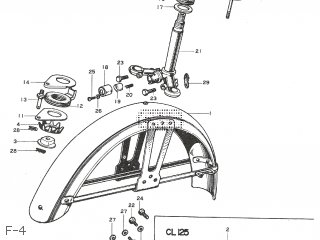 Honda CB125 JAPAN parts lists and schematics