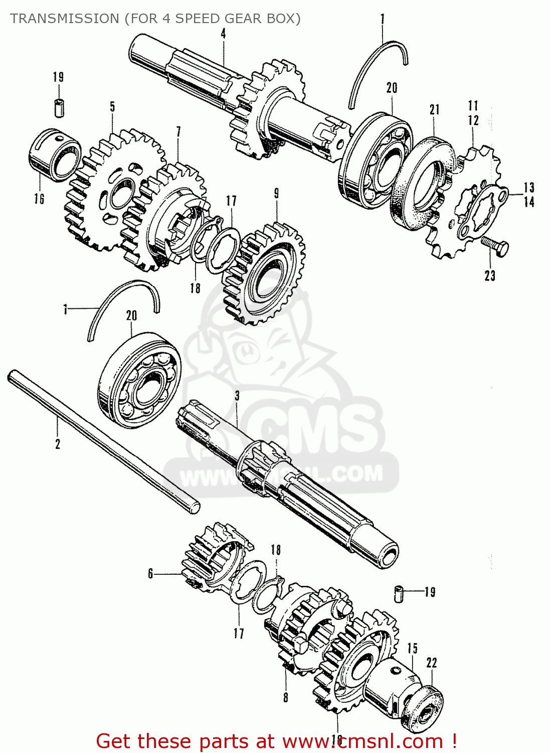 Tmx 155 on sale drive gear