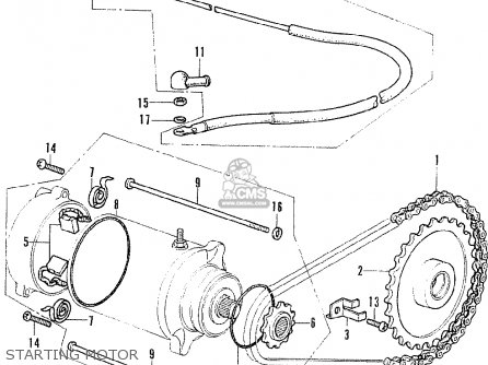 Honda CB125K5 GENERAL EXPORT / MPH parts lists and schematics