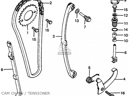 Honda CB125S 1976 USA parts lists and schematics