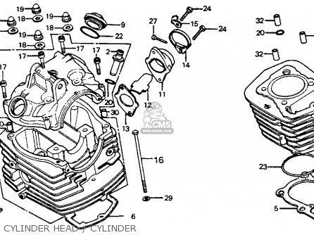 Honda CB125S 1976 USA parts lists and schematics