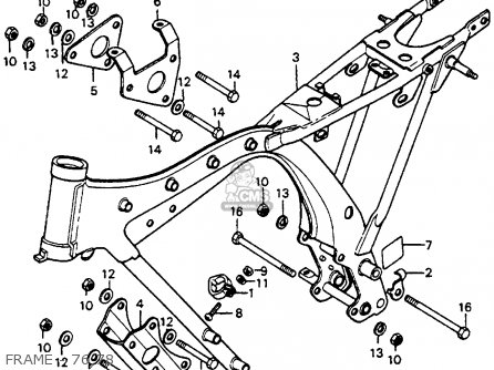 Honda CB125S 1978 USA parts lists and schematics