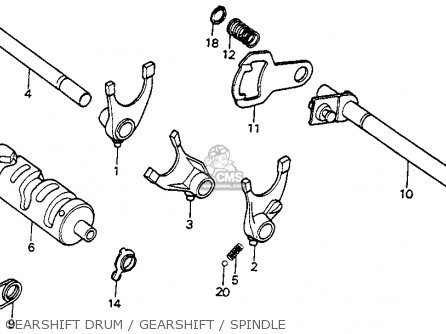 Honda CB125S 1978 USA parts lists and schematics