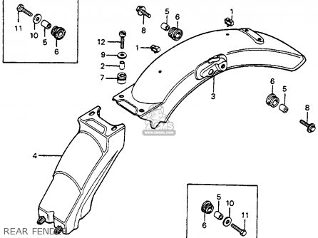 Honda CB125S 1978 USA parts lists and schematics