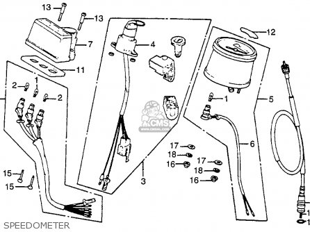 Honda CB125S 1980 (A) USA parts lists and schematics