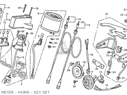 Honda CB125T 1980 (A) AUSTRALIA parts lists and schematics