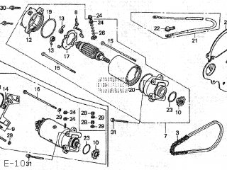 Honda CB125T 1988 (J) JAPAN JC06-120 parts lists and schematics