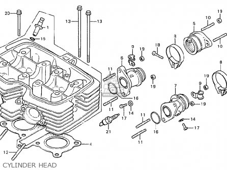 Honda CB125T AUSTRALIA parts lists and schematics