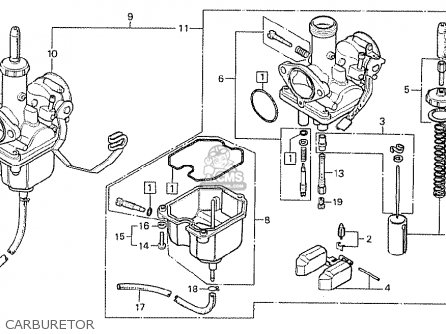 Honda Cb125t England Parts Lists And Schematics