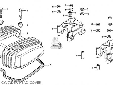 CYLINDER HEAD COVER - CB125T2  BELGIUM