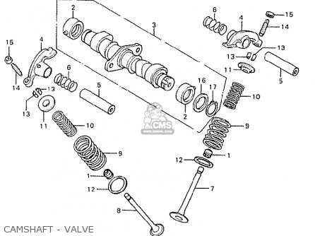 Honda CB125T2 GERMANY FULL POWER TYPE 1 parts lists and schematics