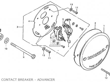 Honda CB125T2 GERMANY FULL POWER TYPE 1 parts lists and schematics