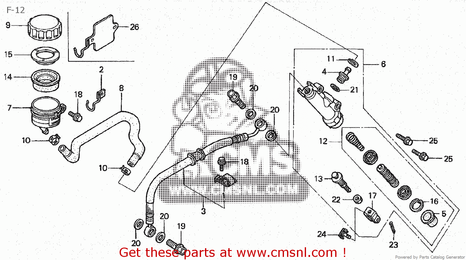 Honda Cb1300f Super Four 1999 (x) Japan Sc40-105 F-12 - Buy F-12 Spares 