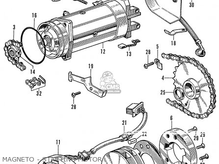 Honda CB175K0 SUPER SPORT parts lists and schematics