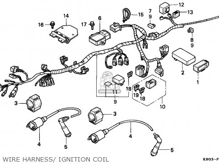 Honda CB250 NIGHTHAWK 1991 (M) CANADA / KPH parts lists ... honda cb250 wiring harness diagram 