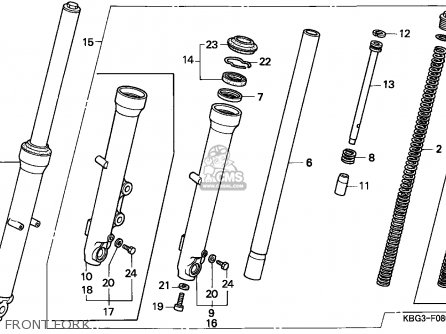 Honda CB250 NIGHTHAWK 1991 (M) MEXICO / KPH parts lists and schematics