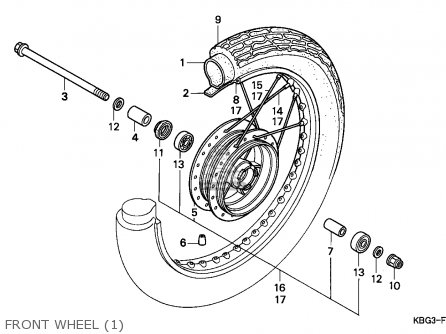 Honda CB250 NIGHTHAWK 1991 (M) MEXICO / KPH parts lists and schematics