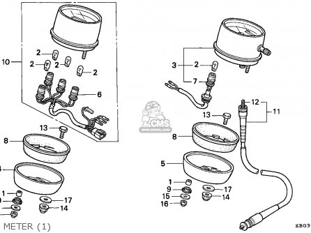 Honda CB250 NIGHTHAWK 1991 (M) MEXICO / KPH parts lists and schematics