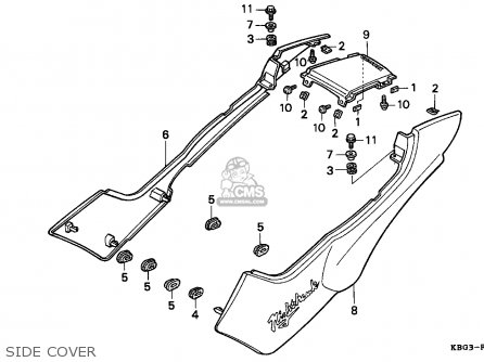 Honda CB250 NIGHTHAWK 1991 (M) MEXICO / KPH parts lists and schematics