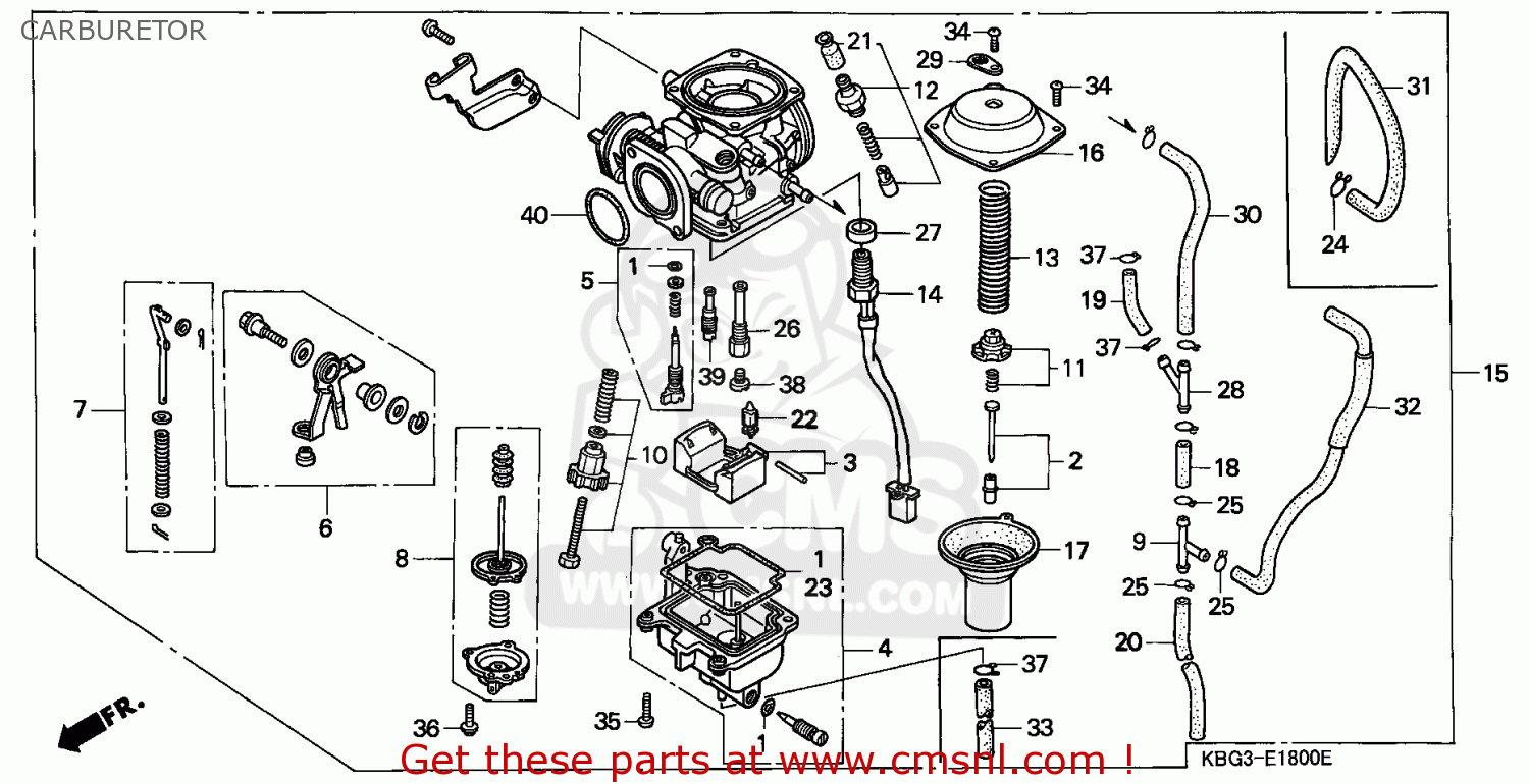 Honda CB250 NIGHTHAWK 1993 (P) SINGAPORE / KPH CARBURETOR ... 400ex wiring diagram 