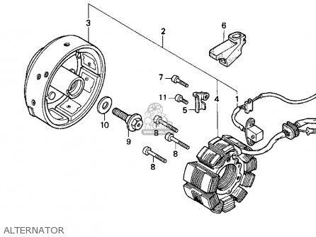 Honda Cb250 Nighthawk 1993 (p) Usa parts list partsmanual partsfiche