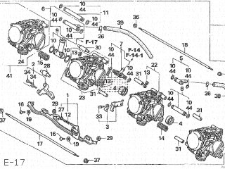 Honda CB250F HORNET 1996 (T) JAPAN MC31-100-105 parts lists