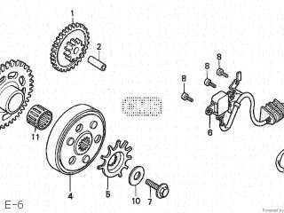Honda CB250F HORNET 1996 (T) JAPAN MC31-100-105 parts lists