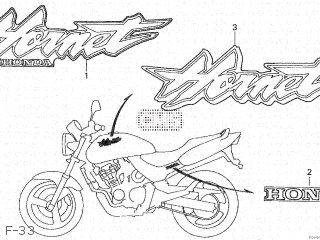 Honda CB250F HORNET 1996 (T) JAPAN MC31-100-105 parts lists