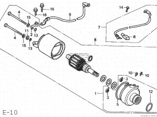 Honda CB250F HORNET 1997 (V) JAPAN MC31-110 parts lists and