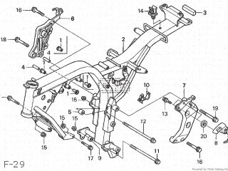 Honda CB250F HORNET 1999 (X) JAPAN MC31-115 parts lists and